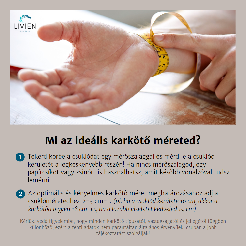 LIVIEN - karkötő méret meghatározás