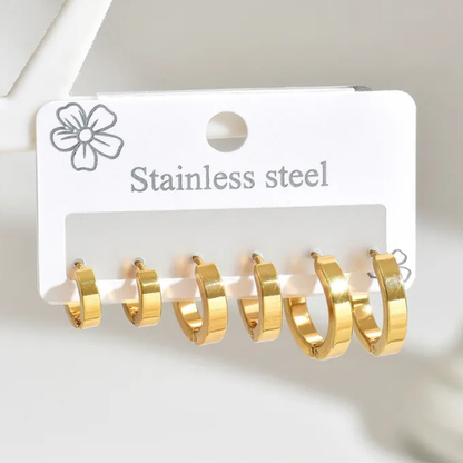 LIVIEN - KAREN apró karika fülbevaló szett