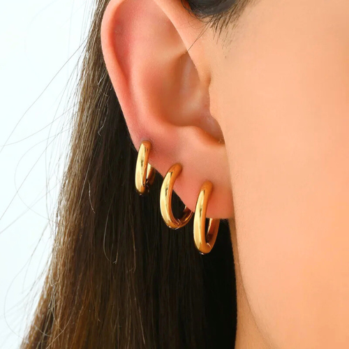 LINDA apró karika fülbevaló szett