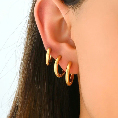 LINDA apró karika fülbevaló szett