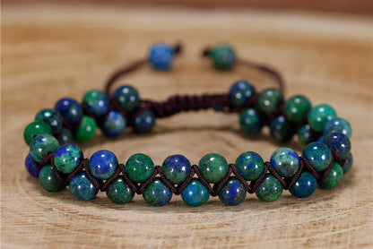 LAPIS LAZULI ZÖLDESKÉK ÁSVÁNYKARKÖTŐ